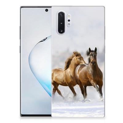 Samsung Galaxy Note 10 Plus | TPU Hoesje | Paarden