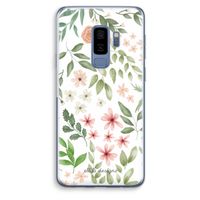 Botanical sweet flower heaven: Samsung Galaxy S9 Plus Transparant Hoesje