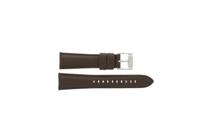Horlogeband Fossil BQ1741 Leder Bruin 22mm