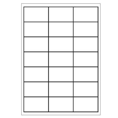 A4 etiketten 66 x 40 mm wit 100 vel Sorex