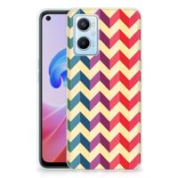 OPPO A96 | OPPO A76 | TPU bumper | Zigzag Multi Color
