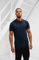 Pure Path Essential Knitwear Polo Heren Donkerblauw - Maat S - Kleur: Donkerblauw | Soccerfanshop