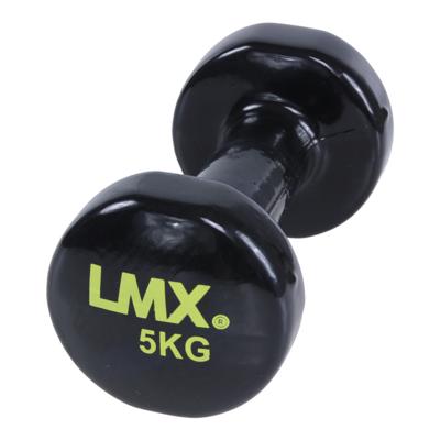 LMX. Vinyl dumbbellset l 5kg l Zwart