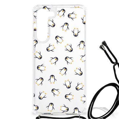 Doorzichtige Silicone Hoesje voor Samsung Galaxy S23 Plus Pinguïn Doorzichtige Silicone Hoesje voor Samsung Galaxy S23 Plus Pinguïn