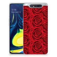 Samsung Galaxy A80 TPU Case Red Roses - thumbnail