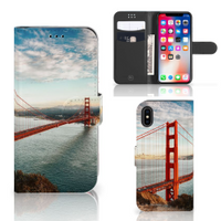 Apple iPhone X | Xs Flip Cover Golden Gate Bridge - thumbnail