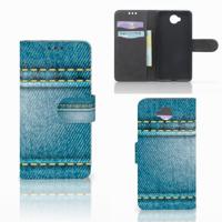 Microsoft Lumia 650 | Wallet Case | met Pasjes | Jeans