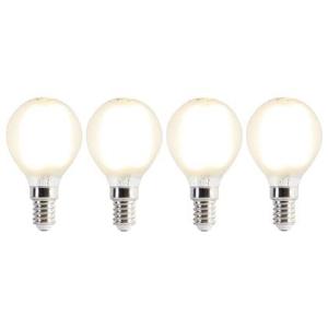 LUEDD Set van 4 E14 LED lampen P45 mat 3,5W 360 lm 2700K