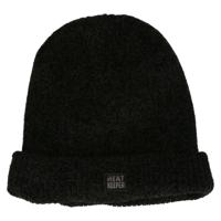 Thermo muts/beanie - zwart/donkergrijs - voor volwassenen - one size - thumbnail