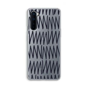 Marrakech Zigzag: OnePlus Nord Transparant Hoesje