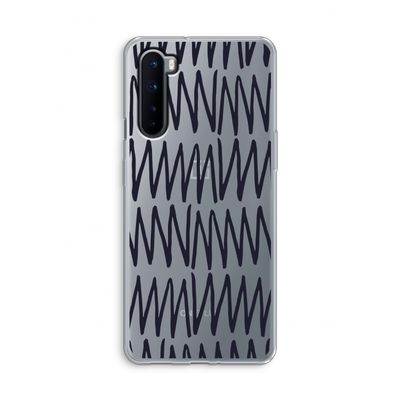Marrakech Zigzag: OnePlus Nord Transparant Hoesje