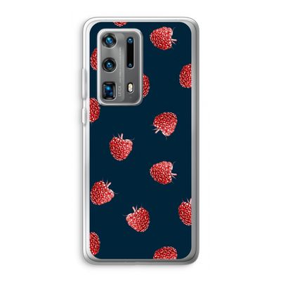 Framboosjes: Huawei P40 Pro Plus Transparant Hoesje