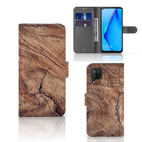 Huawei P40 Lite Book Style Case Tree Trunk - thumbnail