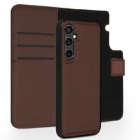 Accezz Premium Leather 2 in 1 Wallet Bookcase Samsung Galaxy S23 FE Telefoonhoesje Bruin - thumbnail