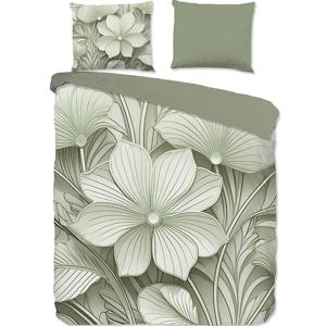 Good Morning Artdeco Dekbedovertrek Groen-1-persoons (140 x 200/220 cm)