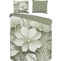 Good Morning Artdeco Dekbedovertrek Groen-1-persoons (140 x 200/220 cm)