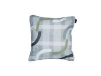Sierkussen met paspel ca. 50x50 cm Tess sage Madison - Madison