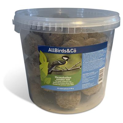AllBirds&Co Mezenbol Zonder Net 85g a 35 stuks