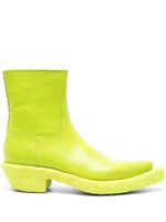 CamperLab bottines Venga en cuir à semelle épaisse - Vert