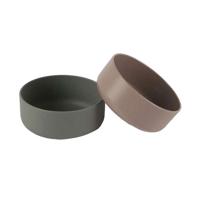 Dantoy kommenset mokka/olijfgroen, 2dlg.