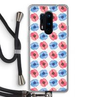 Klaproosjes: OnePlus 8 Pro Transparant Hoesje met koord