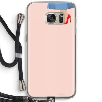 High heels: Samsung Galaxy S7 Transparant Hoesje met koord