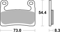 BREMBO Remblokken, voor de moto, Road/Sport Gesinterd Metaal 07GR90SR