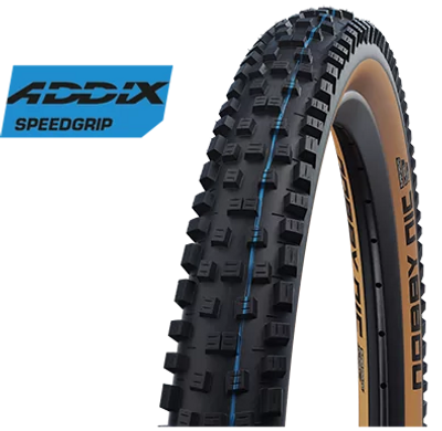 SCHWALBE Vouwband nobby nic evo super ground 29 x 2.40" / 62-622 - bronze sidewall