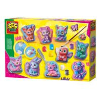 SES gieten en schilderen - schattige fantasiefiguren