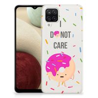 Samsung Galaxy A12 Siliconen Case Donut Roze