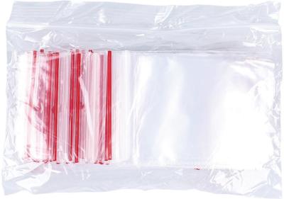 OFFICE products gripsealzakje, transparant, pak van 100 stuks, 60x 80 mm