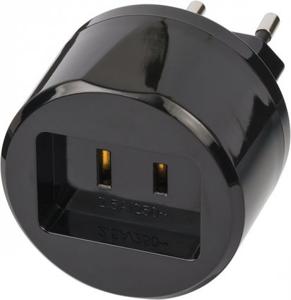 Brennenstuhl Travel Adapter USA => Euro with 2,5A fuse| per 5 - 1508500010