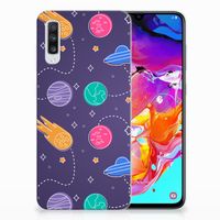 Samsung Galaxy A70 Silicone Back Cover Space - thumbnail