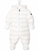 Moncler Enfant grenouillère matelassée à logo - Blanc - thumbnail