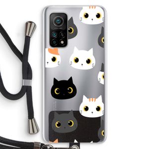 Katten: Xiaomi Mi 10T 5G Transparant Hoesje met koord