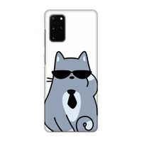 Cool cat: Volledig geprint Samsung Galaxy S20 Plus Hoesje