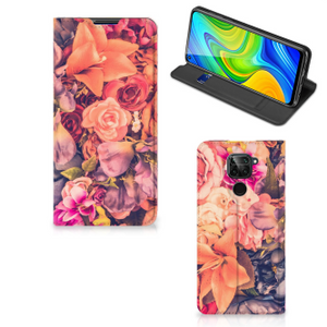 Xiaomi Redmi Note 9 Smart Cover Bosje Bloemen