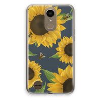 Sunflower and bees: LG K10 (2017) Transparant Hoesje Sunflower and bees: LG K10 (2017) Transparant Hoesje