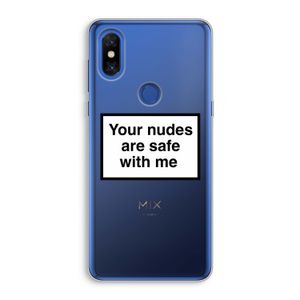 Safe with me: Xiaomi Mi Mix 3 Transparant Hoesje