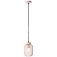 Brilliant Roze hanglampGiada met hout - 99109/04