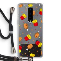 Chicken 'n Fries: OnePlus 8 Transparant Hoesje met koord