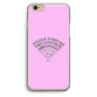 Home Is Where The Wifi Is: iPhone 6 / 6S Transparant Hoesje