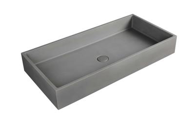 Beton Waschbecken, natürlich Beton rechteck 80×39 cm | BET-511nc