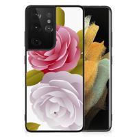 Samsung Galaxy S21 Ultra Bloemen Hoesje Roses