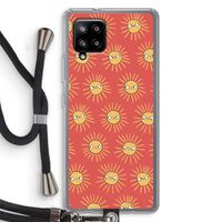 Zon: Samsung Galaxy A42 5G Transparant Hoesje met koord