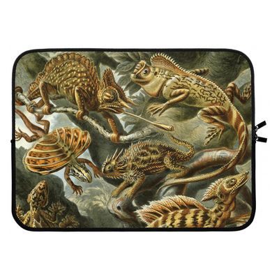 Haeckel Lacertilia: Laptop sleeve 15 inch