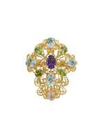 Dolce & Gabbana "bague Pizzo en or jaune 18ct ornée d'améthyste, d'aigue-marine, de péridot et de morganite" - thumbnail