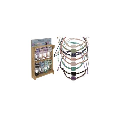 Kristallen armband met edelsteen