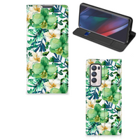 OPPO Find X3 Neo Smart Cover Orchidee Groen