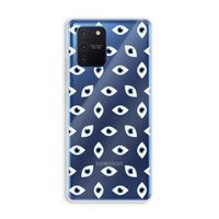 Eyes pattern: Samsung Galaxy Note 10 Lite Transparant Hoesje
